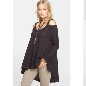 Free People 'Moonshine V' Cold Shoulder Sweater